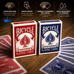 Bicycle Deck Elite Edition blue and red back