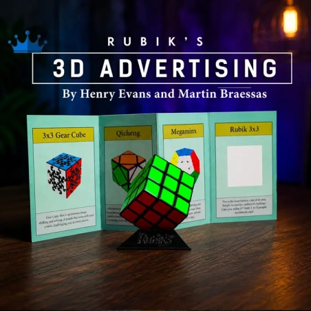 Rubik's Cube 3D Advertising by Henry Evans