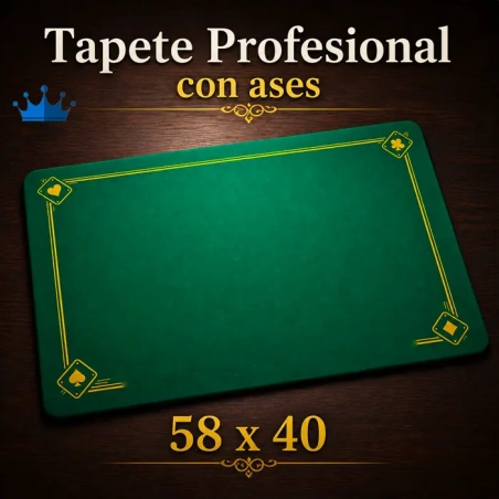 Close Up pad Verde Deluxe 58 x 40 con ases