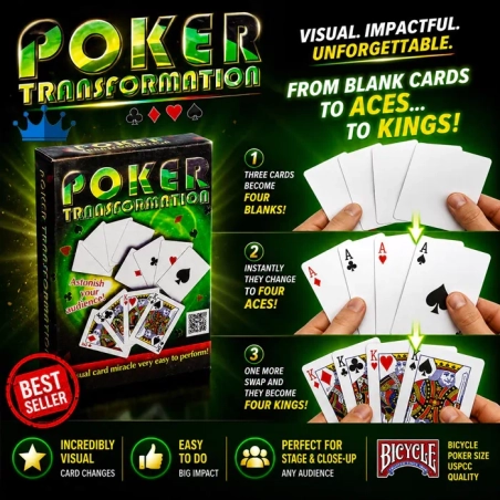 Poker transformation - Bicycle Poker transformation - Bicycle