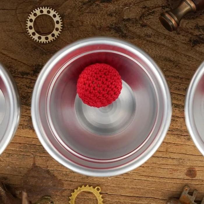 Aluminum Alloy Cups and Balls Set by TCC Magic Aluminum Alloy Cups and Balls Set by TCC Magic