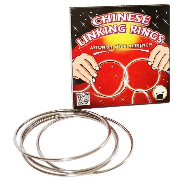 Chinese Linking Rings - Set of 4 - 4,7 in. (cm. 12) Chinese Linking Rings - Set of 4 - 4,7 in. (cm. 12)