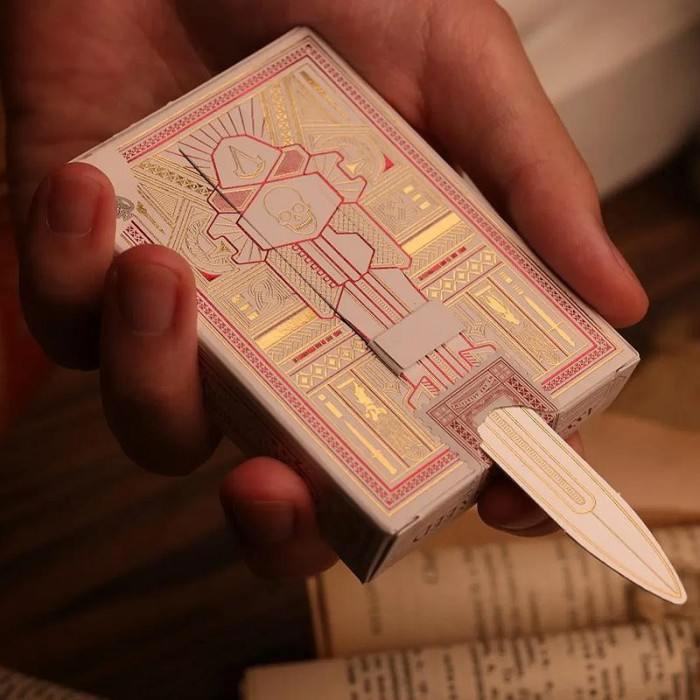 Assassins Creed Legacy Playing Cards - White Hidden Blade Edition Assassins Creed Legacy Playing Cards - White Hidden Blade Edition