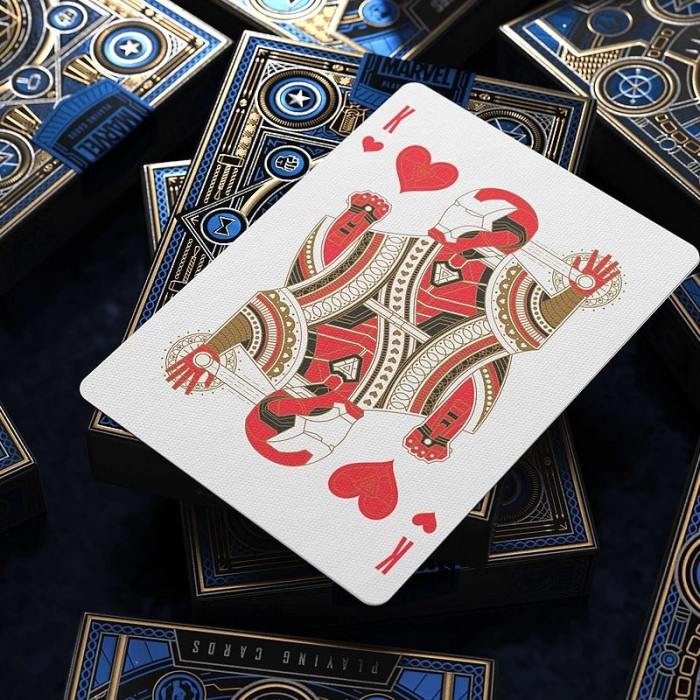 Avengers Blue Playing Cards by Theory11 Avengers Blue Playing Cards by Theory11