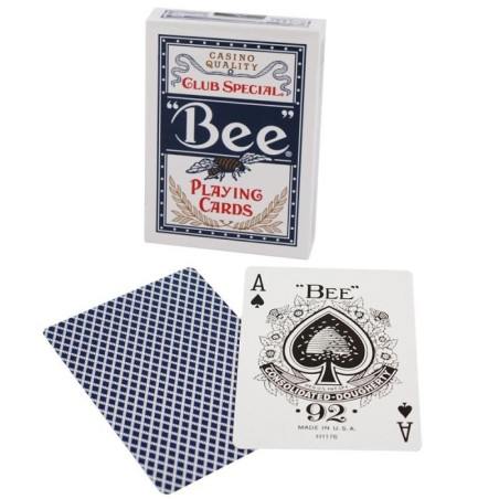 Bee - Poker size - Blue back Bee - Poker size - Blue back