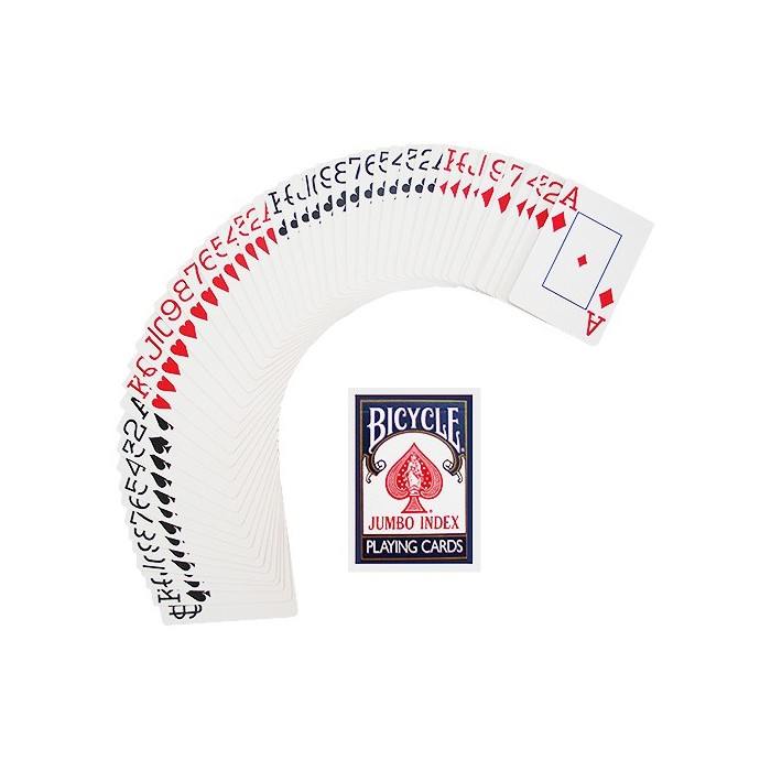 Bicycle - Poker size jumbo index - Blue back