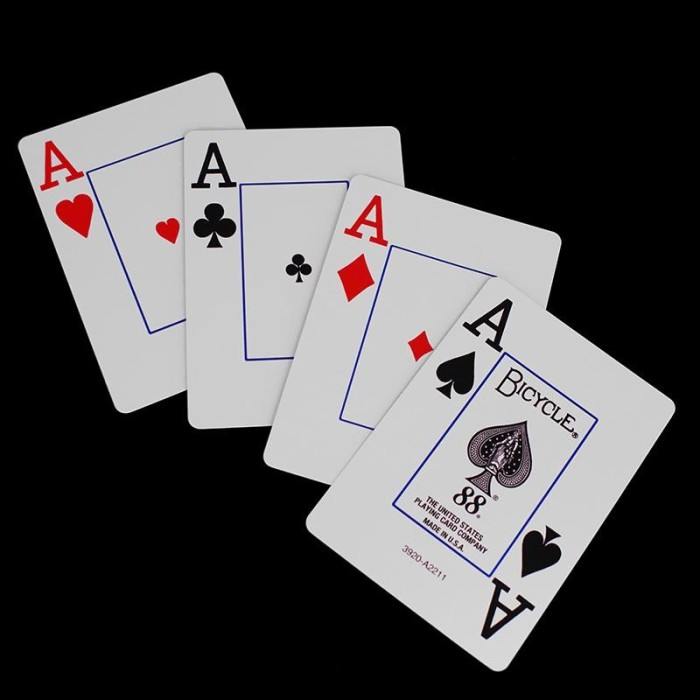 Bicycle - Poker size jumbo index - Red back Bicycle - Poker size jumbo index - Red back