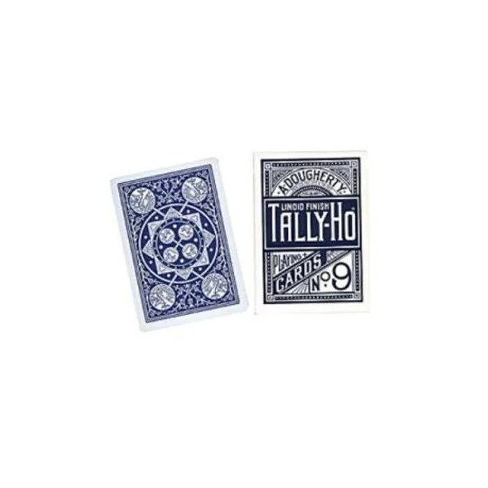 Baraja Tally Ho-Fan back (azul)