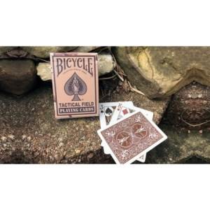 Bicycle Tactical Field Green Camo/Brown Camo (6 Decks) by US Playing Card Co