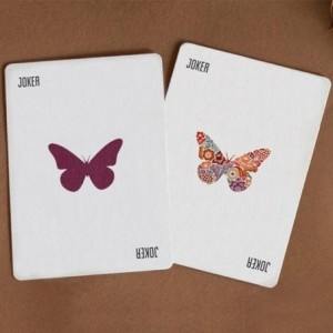 Butterfly Seasons Playing Cards - Autumn (marked)