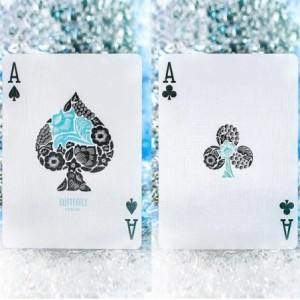 Butterfly Seasons Playing Cards - Winter (marked)