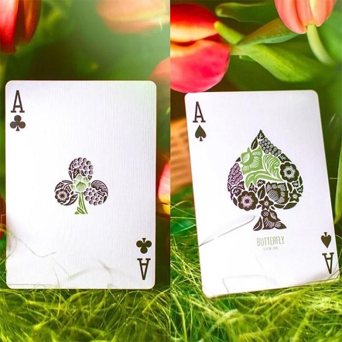 Butterfly Seasons Playing Cards - Spring (marked)