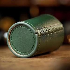 Leather Chop Cup by TCC (Deep Forest Green)