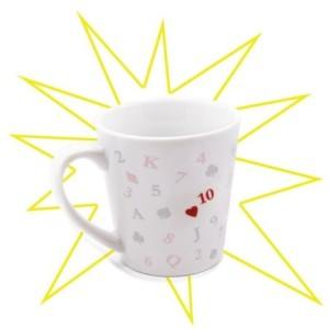 Magic Prediction Mug - 10 of Hearts