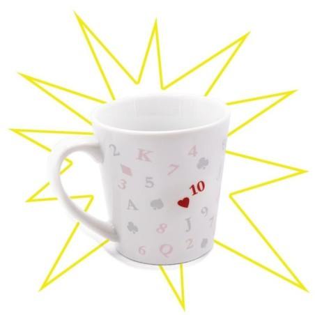Magic Prediction Mug - 10 of Hearts