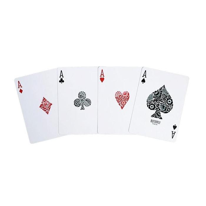 Original 3rd Edition Butterfly Playing Cards with video tutorials - Blue (marked)
