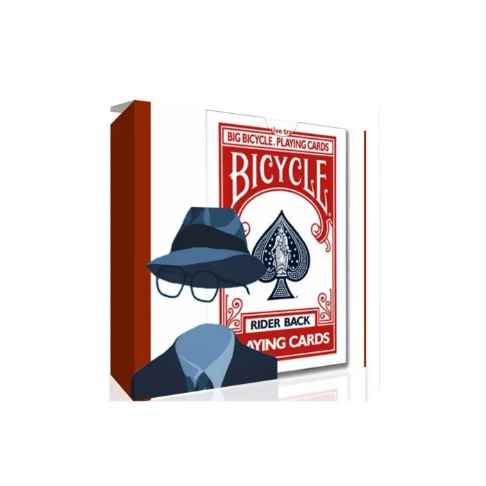 Bicycle INVISIBLE Jumbo (roja)