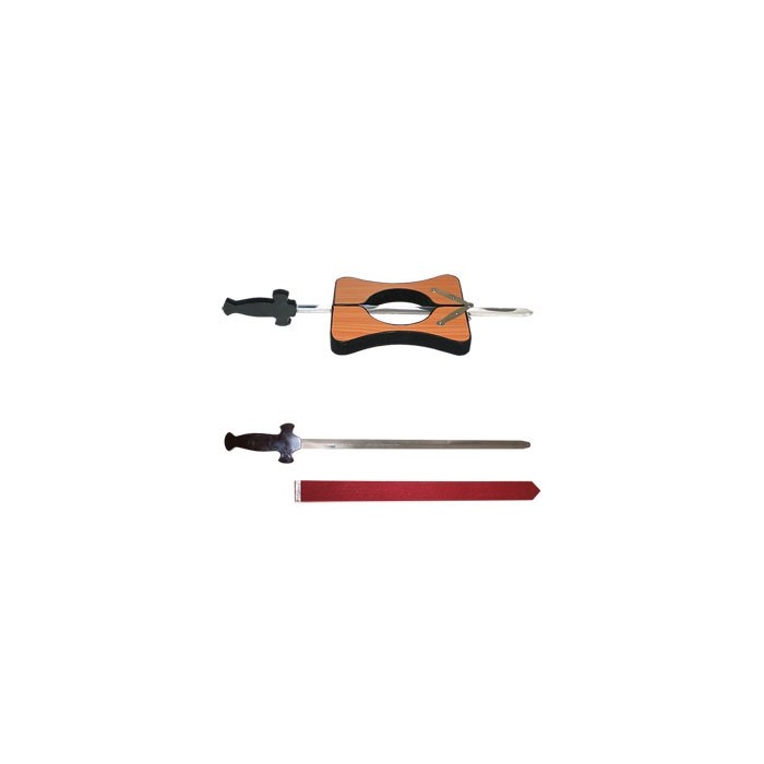 Sword Through Neck Deluxe - Wood