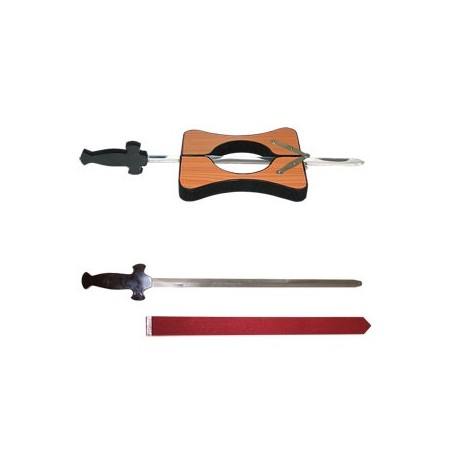Sword Through Neck Deluxe - Wood