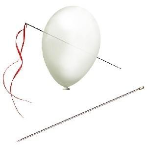 Needle through balloon