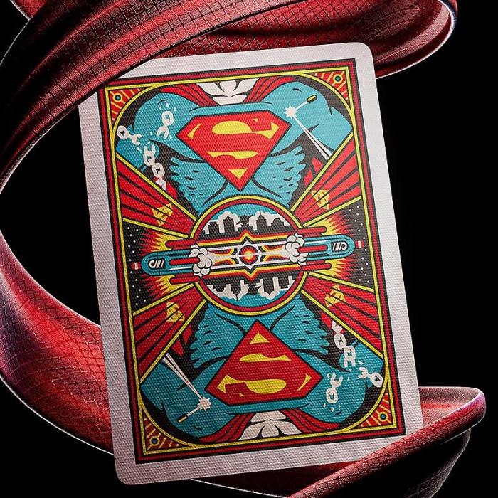 Superman playing cards