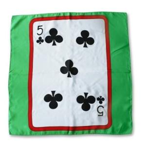 Card Silk - Green - 60 cm (24\) - Set of 2 cards"