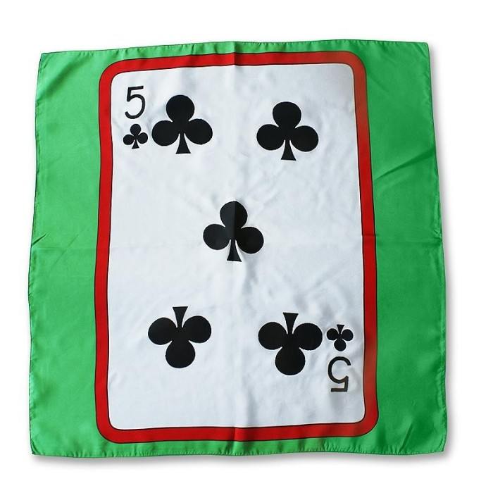 Card Silk - Green - 60 cm (24\) - Set of 2 cards"