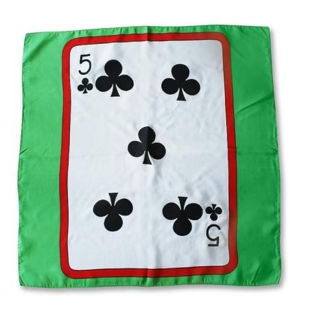 Card Silk - Green - 60 cm (24\) - Set of 2 cards"
