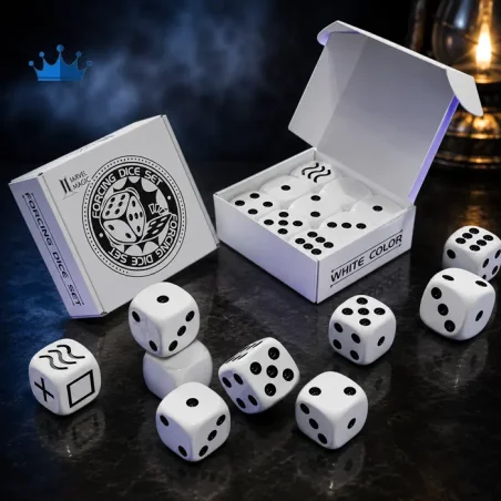 Forcing Dice Set White