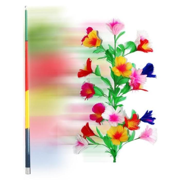 Vanishing Cane to Flowers - Multicolor Vanishing Cane to Flowers - Multicolor