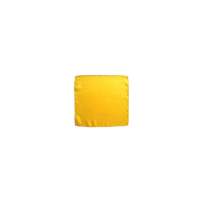 Pañuelo seda amarillo 24" (60 cm) Pañuelo seda amarillo 24" (60 cm)