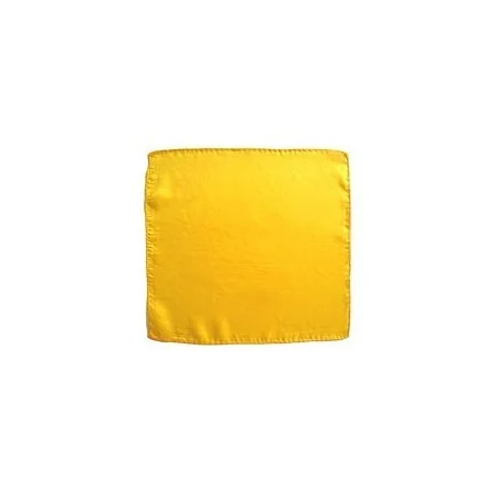 Pañuelo seda amarillo 24" (60 cm)