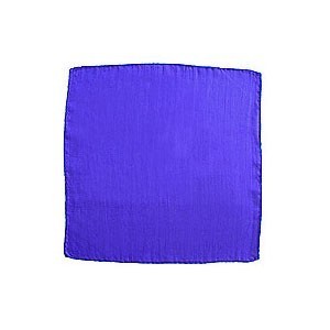 Pañuelo seda azul 36" (90cm)