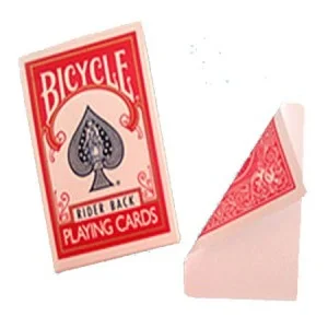 Blank Face Bicycle Cards (Red)