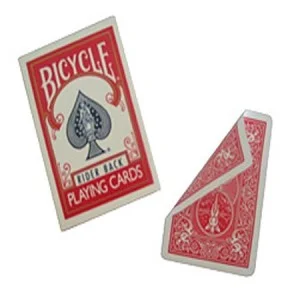 Double Back Bicycle Cards red /red