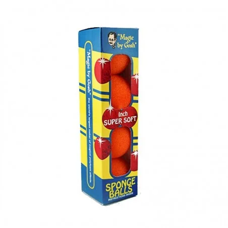 Set bolas esponja naranjas (4 bolas)