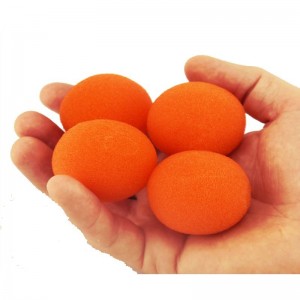 Set bolas esponja naranjas (4 bolas)