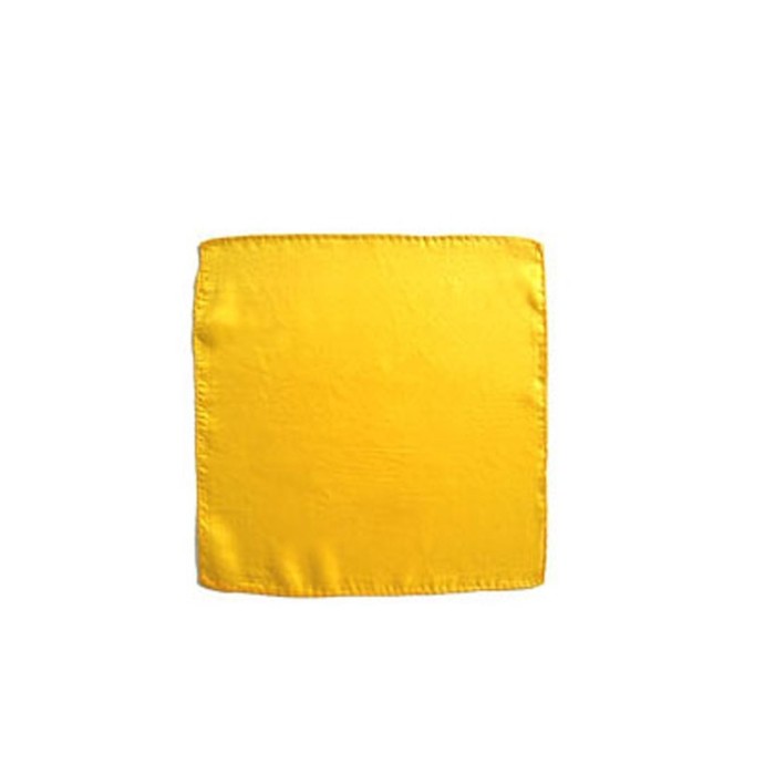 Pañuelo Seda Amarillo 18" (45x45)