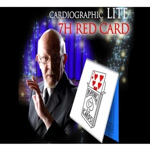 Cardiographic LITE RED CARD by Martin Lewis