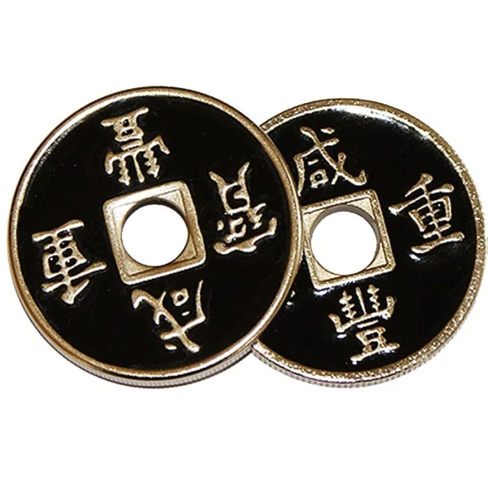 Set moneda china negra + cascarilla