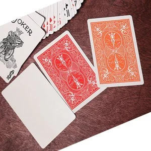 Bicycle Orange Playing Card