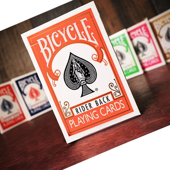 Bicycle Orange Playing Card