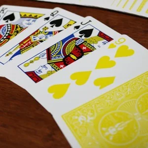 Bicycle Yellow Playing Cards