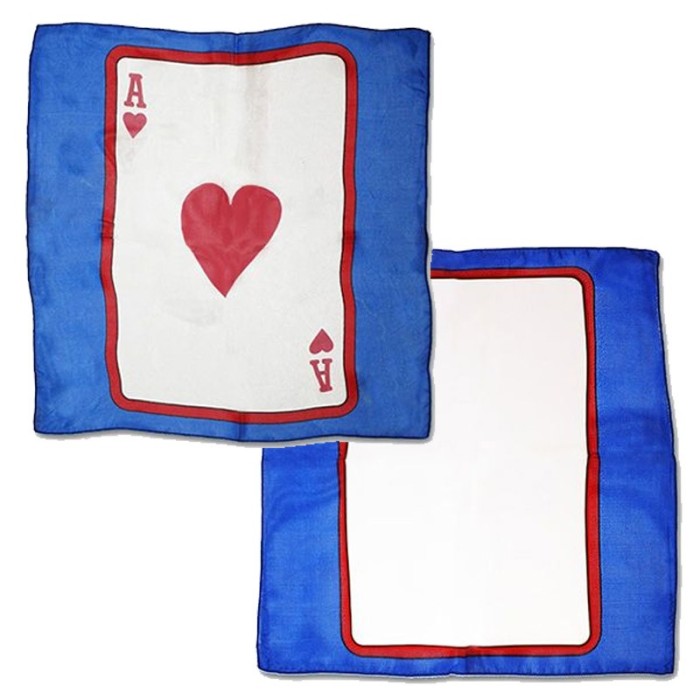 Card on silk Ace of Heart 30cm (Sitta Silk) Card on silk Ace of Heart 30cm (Sitta Silk)