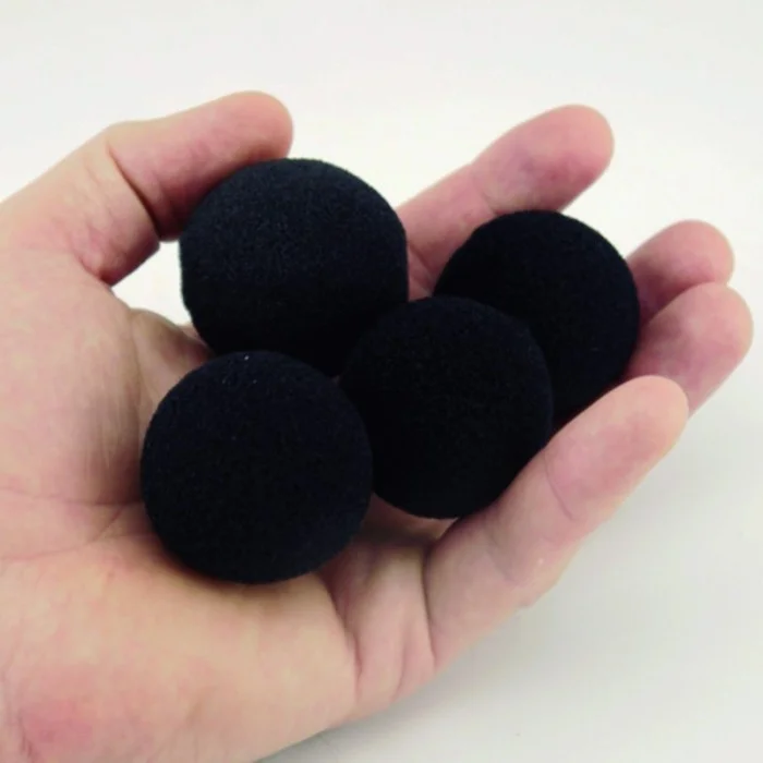 Bolas Esponja Super Soft 1,5" (Negras)