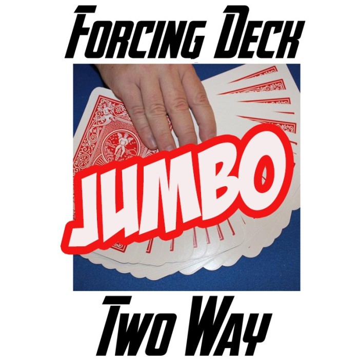 Two way forcing deck