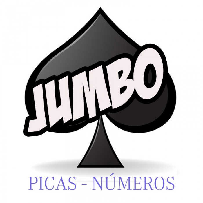 Baraja Forzaje Jumbo una vía (Picas-Número) Baraja Forzaje Jumbo una vía (Picas-Número)