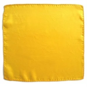 Pañuelo seda Amarillo 36" (90cm)