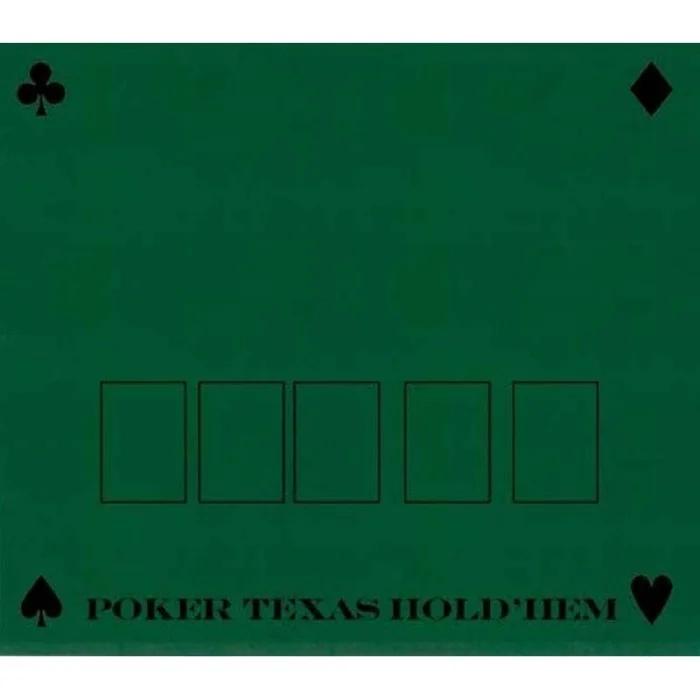 Tapete de poker 40x60 Fieltro verde