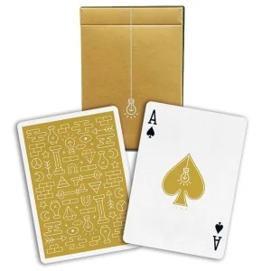 Gold ICON Playing Cards by Riffle Shuffle